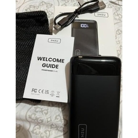 New Portable Charger, 22.5W 20000mAh USB C in & Out Power Bank Fast Charging - Picture 1 of 2